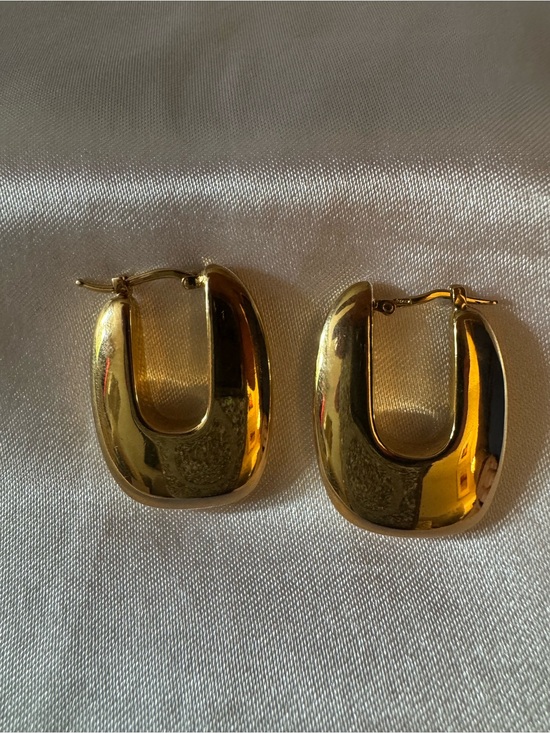 Banana Republic Jewelry - Ravena U-Profile Earrings by Aureus + Argent Gold-Plated | Banana Republic 1.25”